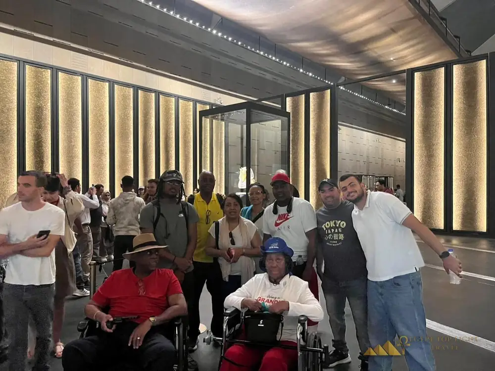 Travellers on a heritage journey with Egypt Top Light