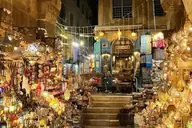 The Khan El Khalili bazaar in Cairo