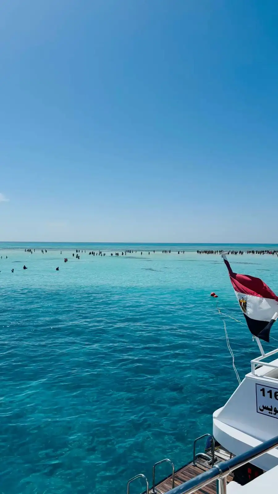 A boat trip on the Red Sea